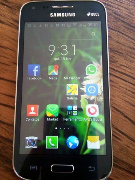 Samsung Galaxy Core Plus Preto, Dual Chip, Tela de 4,3" usado